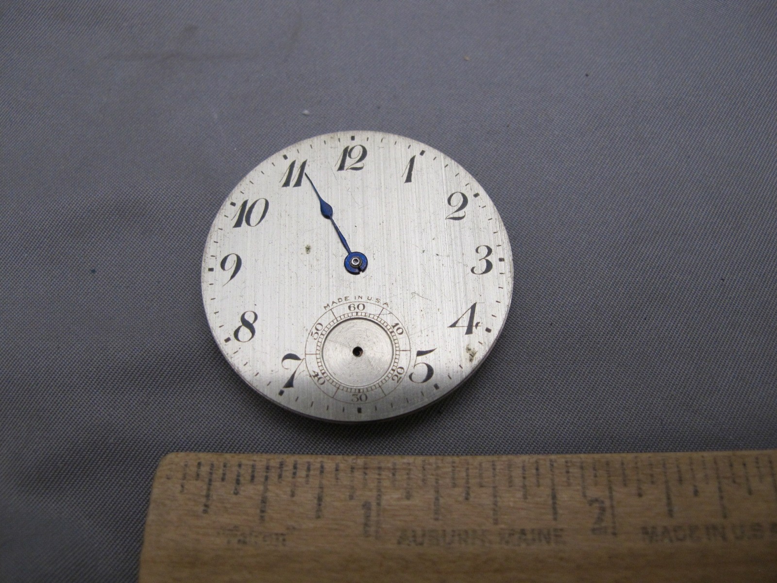 NEW YORK STANDARD 10S 15J Pocket Watch Movement-Grade 1553 Model K-Parts/Restore