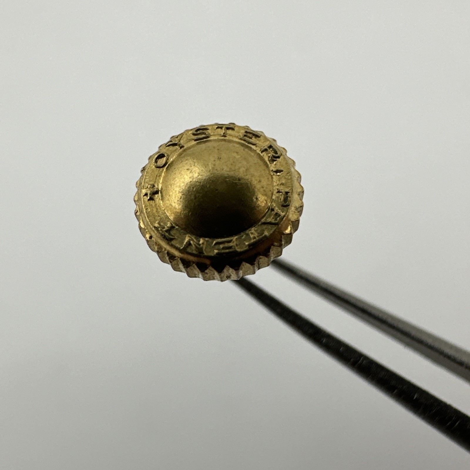 Genuine Rolex CROWN 5.2mm Gold 1940’s Bubbleback Oyster Patent watch Part