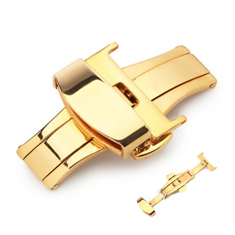 Watch Deployant Clasp | Stainless Steel Butterfly Deployment | 16mm 18mm 20mm