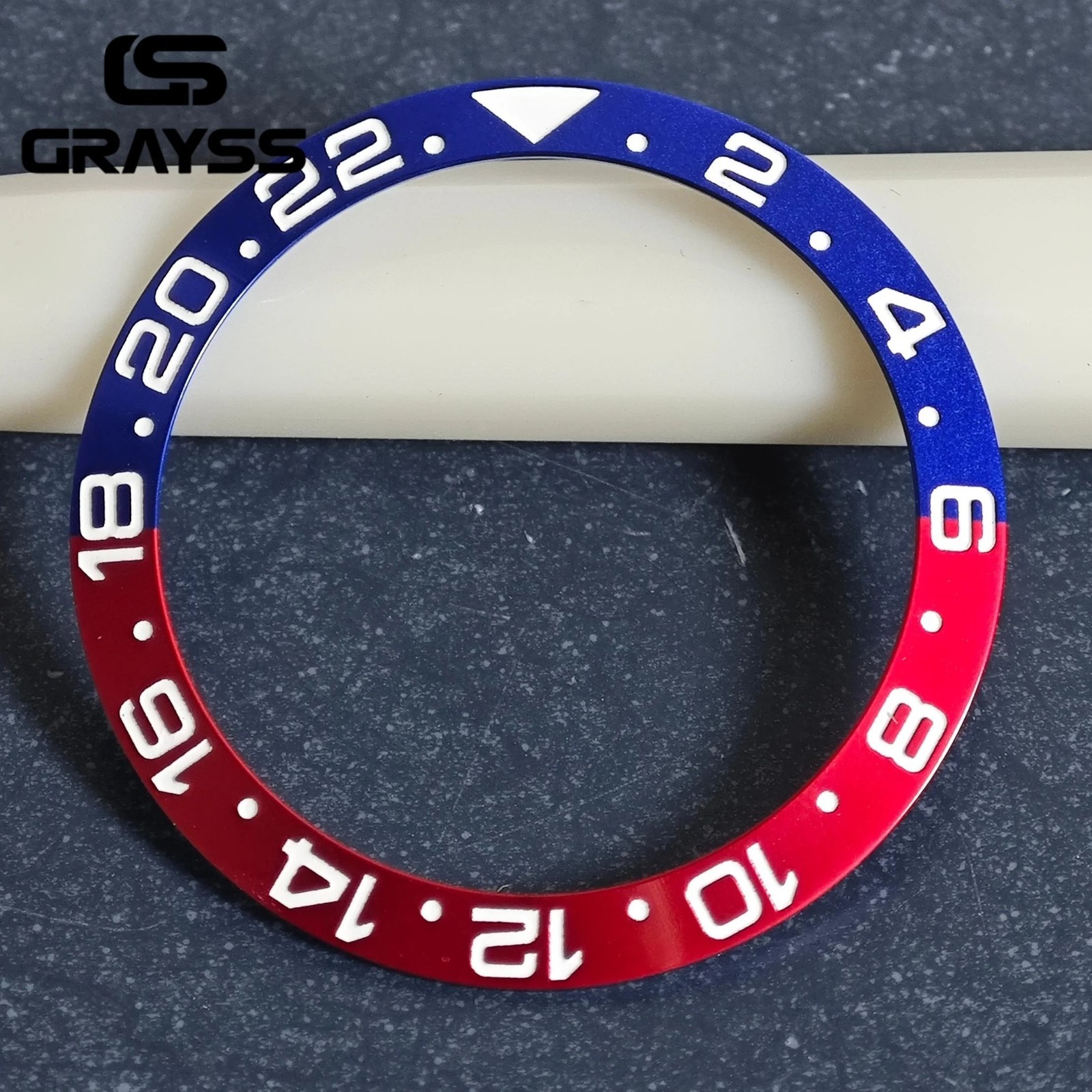 38mm Watch Bezel Insert 30.5mm Ceramic Aluminum Diver Ring Replacement Mod