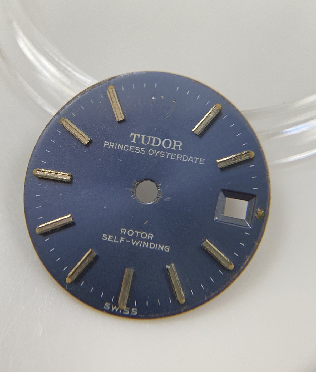 Genuine Tudor Prince Oysterdate Rotor Blue/Silver Cal. ETA 2651/2671 Ladies Dial