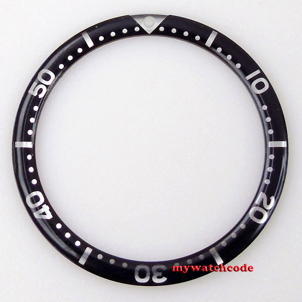 Flat 38MM*31.5MM Silver black blue Round Insert Fit SKX007 SKX009