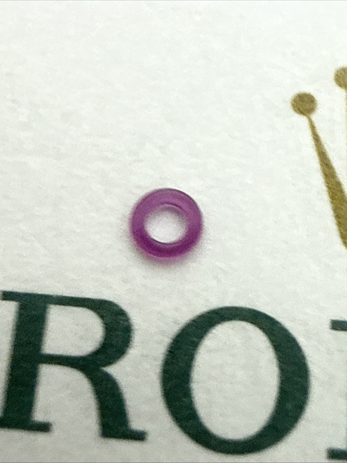 GENUINE Authentic Rolex 2230 2235 9310 Jewel For Barrel Upper( Barrel Bridge)