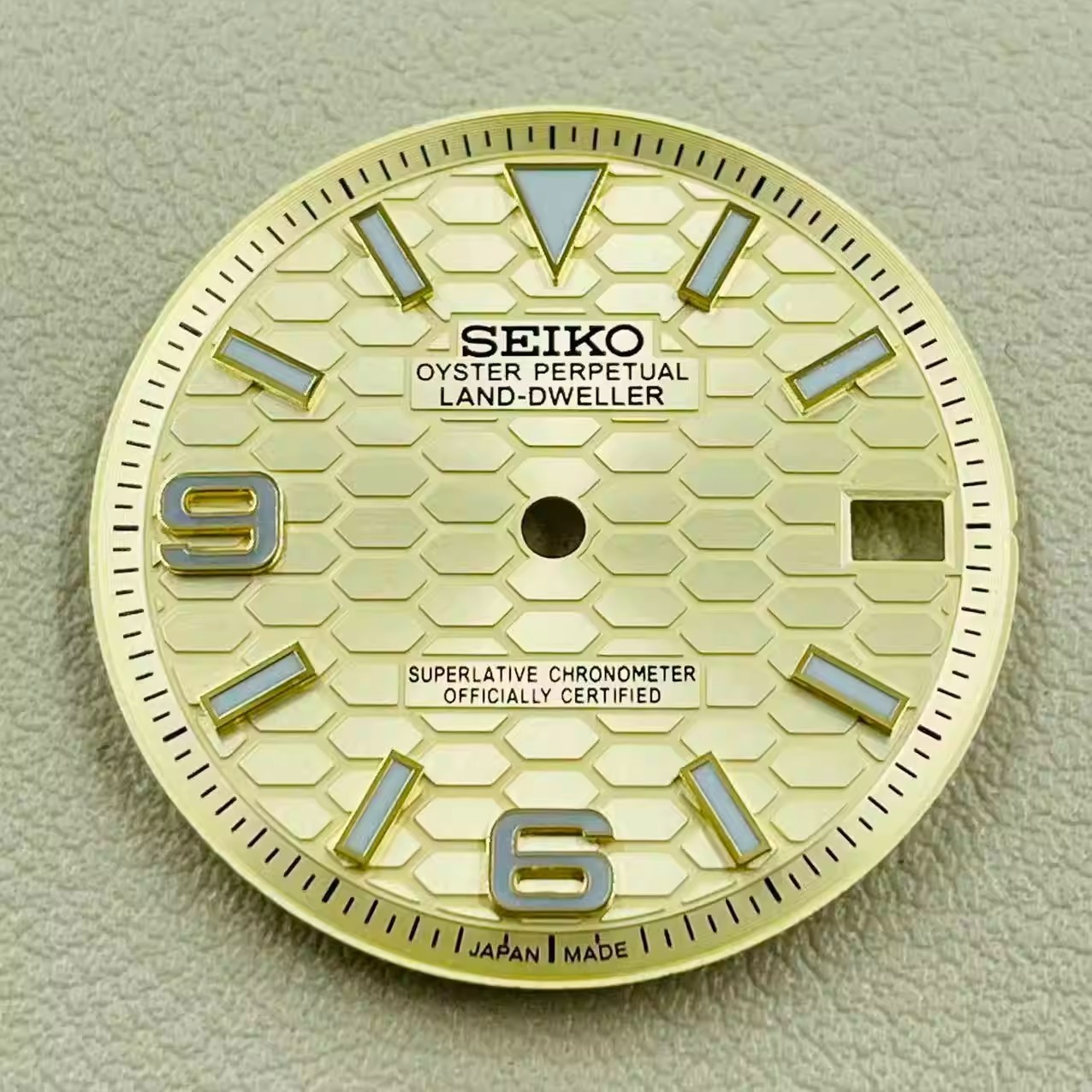 28.5mm 31mm Watch Dial Blue Green Luminous For NH35 NH36 Movement Watch Parts