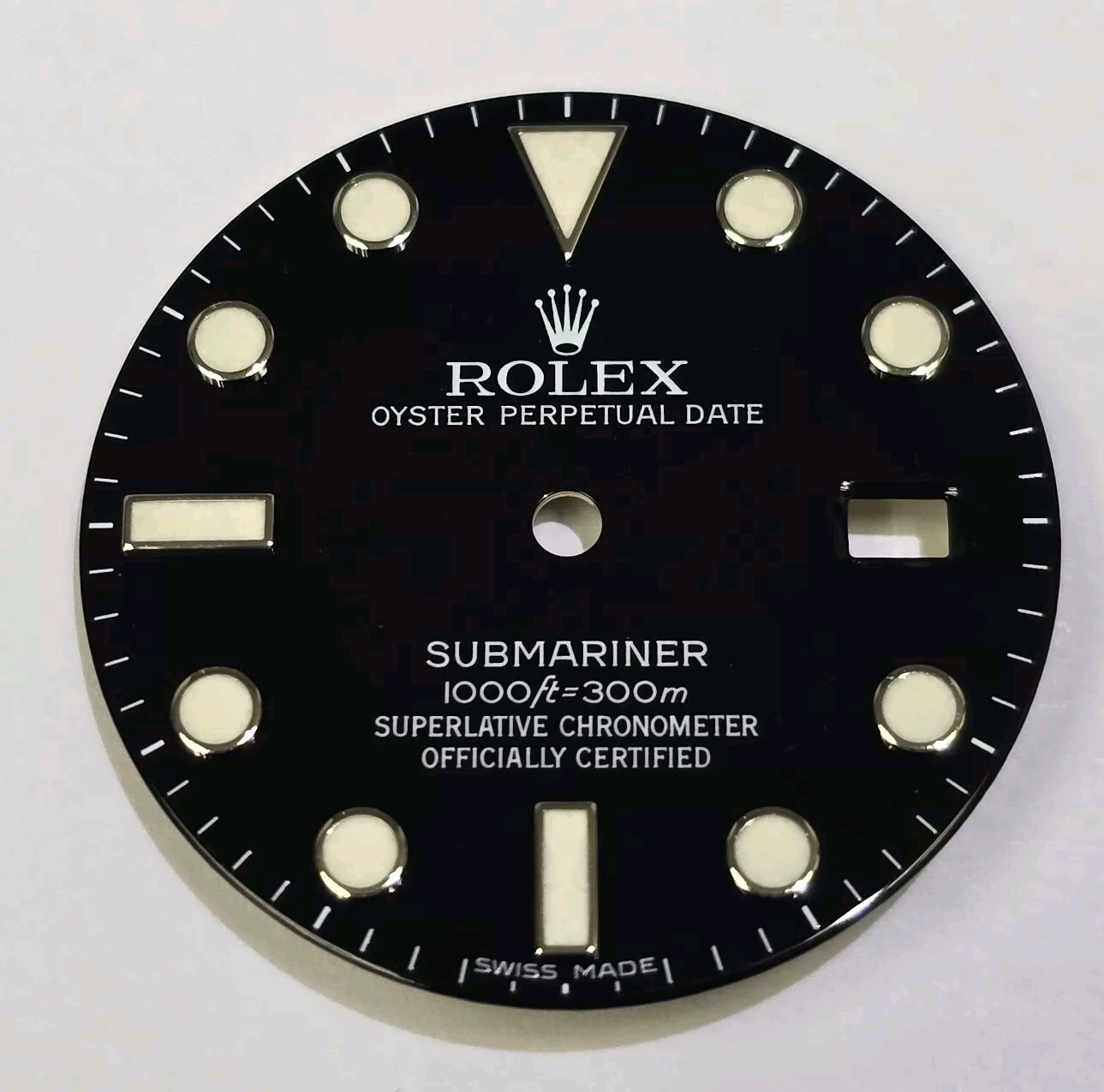 ROLEX 116610 SUBMARINER DATE WATCH BLACK DIAL CHROMALIGHT (NOS & 100% ORIGINAL)
