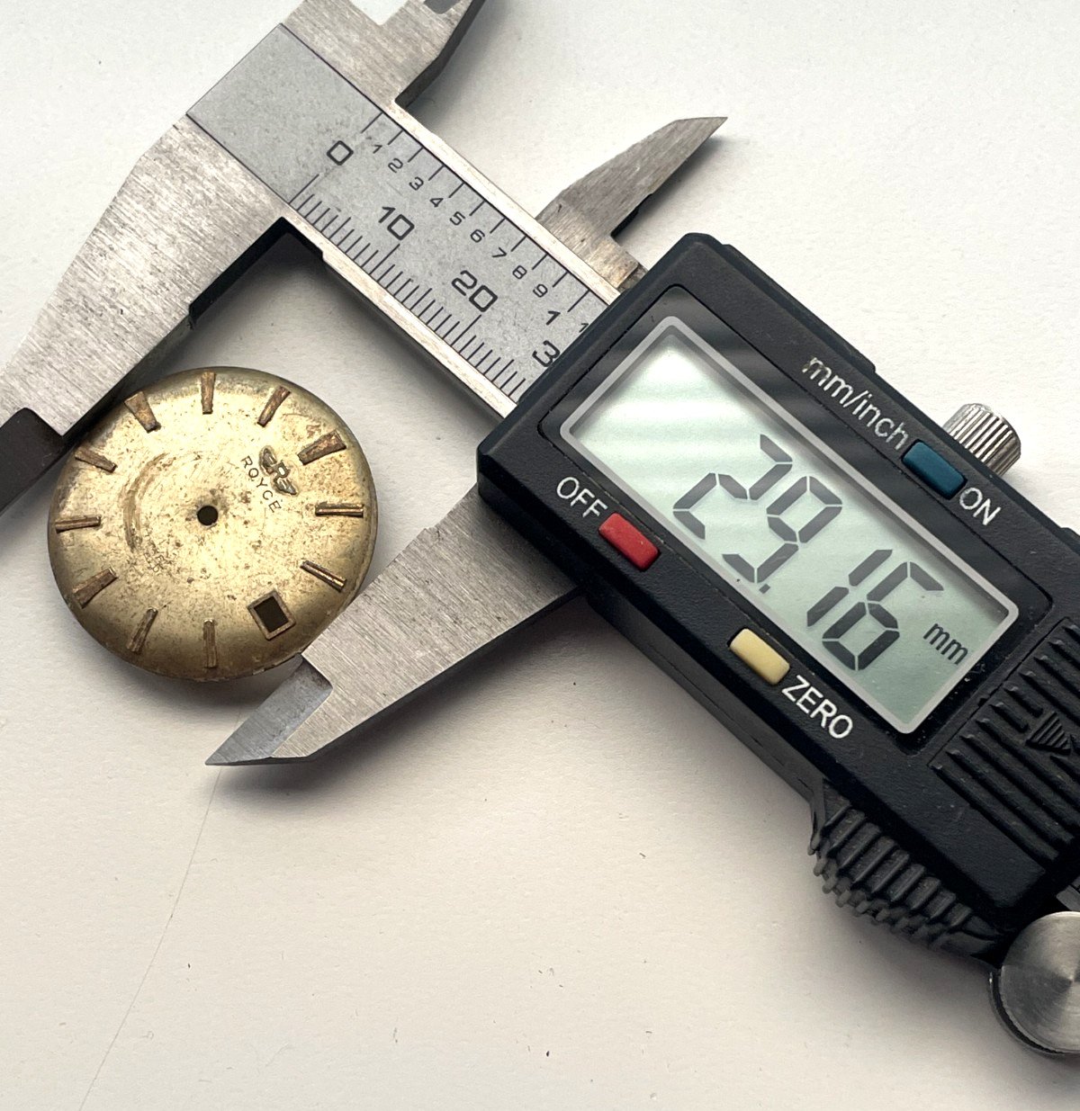 Vintage Royce Watch Dial 29mm