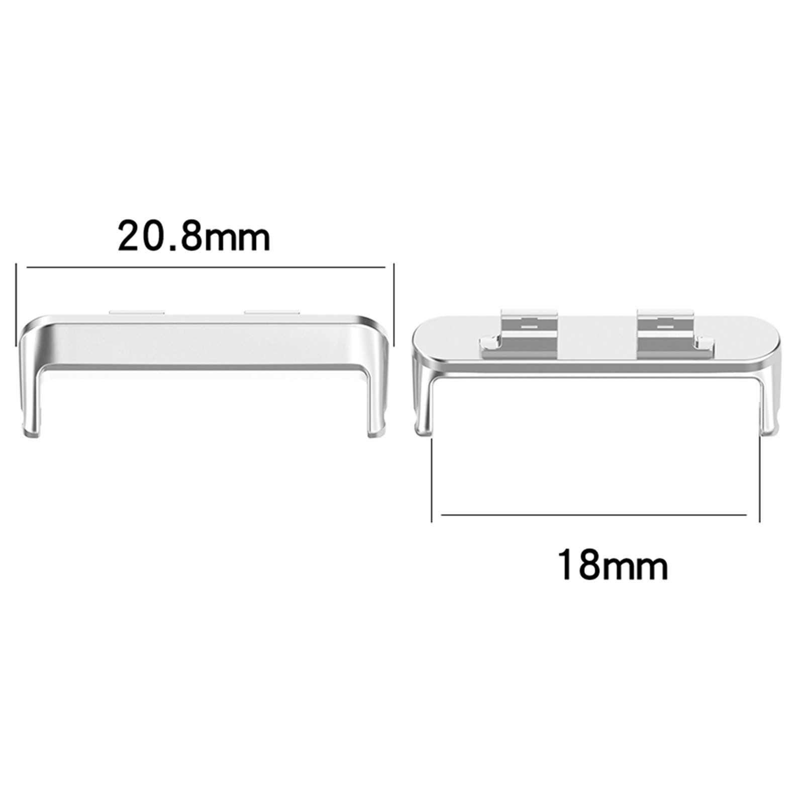 Steel Metal Head Grain Medium Grain Connector Adapter for Huawei Band 11 Series