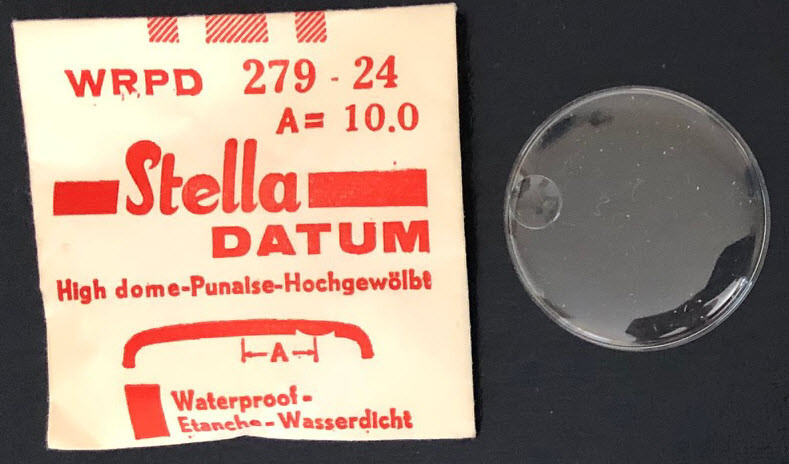Stella WRPD Datum (Date Magnifier) – Holland – High Dome Crystals Various Sizes