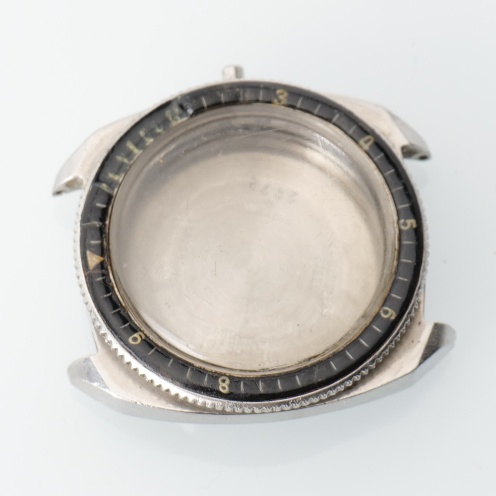 Vintage TECHNOS Sky Diver Watch Case Bezel Watchmakers Parts Repairs Spares