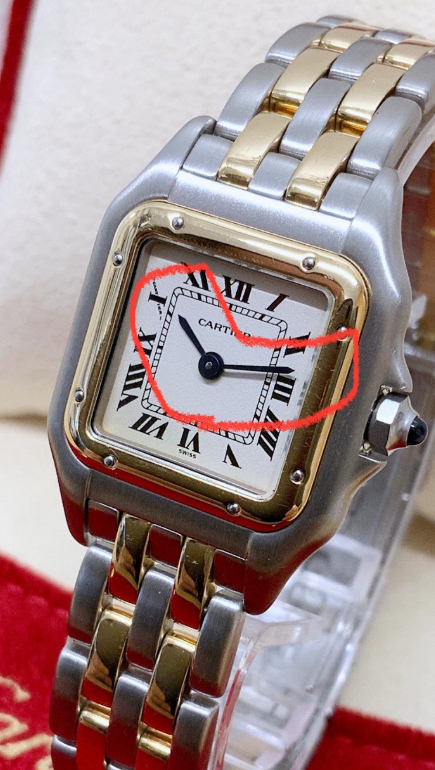 Original Sealed Cartier 1120 Blue Hands. For Caliber 157 057 Ref 47837381