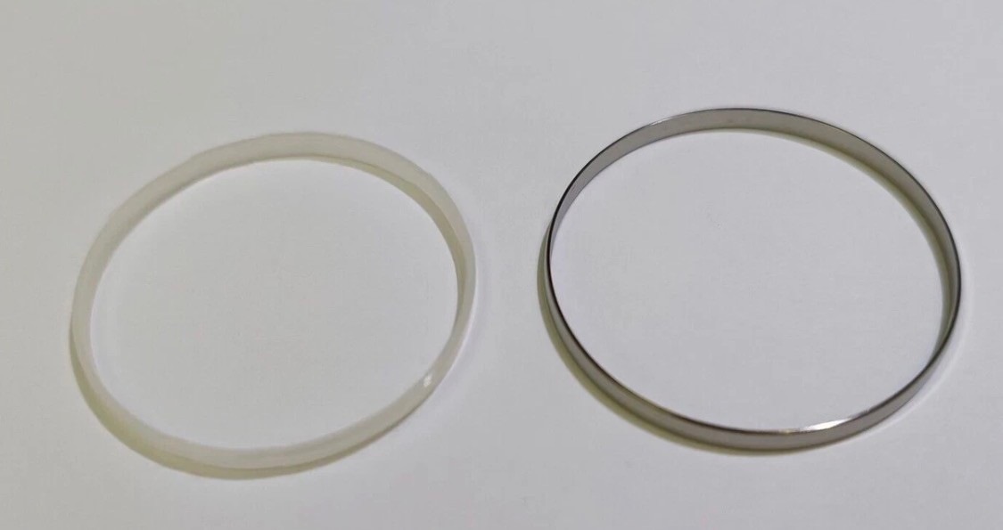ROLEX DAYTONA 116509 116508 WATCH CRYSTAL GASKET & RETAIN RING (NOS & ORIGINAL)