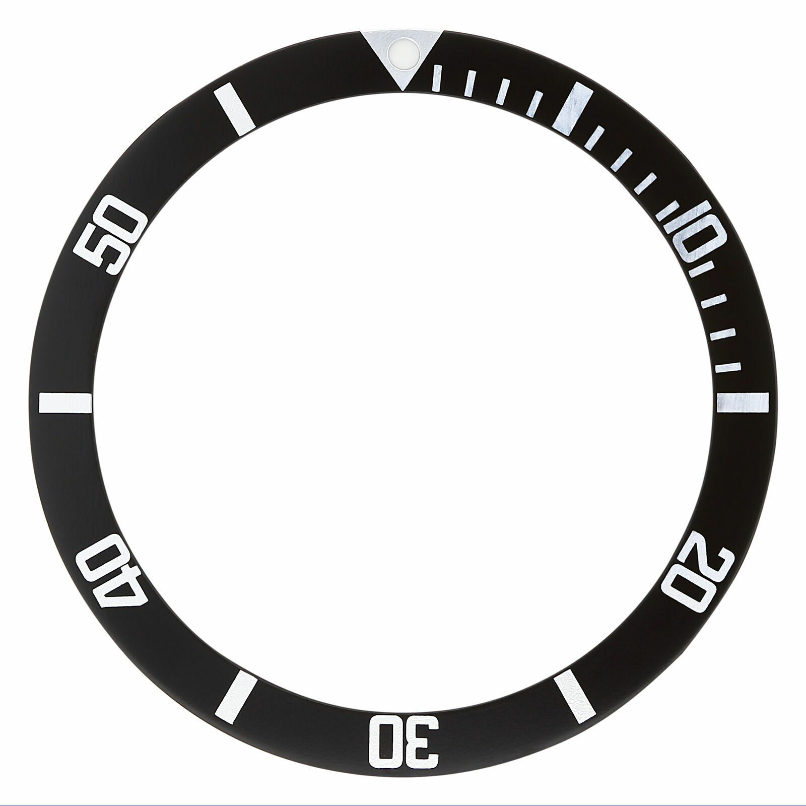 BEZEL INSERT FLAT FOR MENS TAG HEUER PROFESSIONAL 1000 980.113B 980.013N BLACK