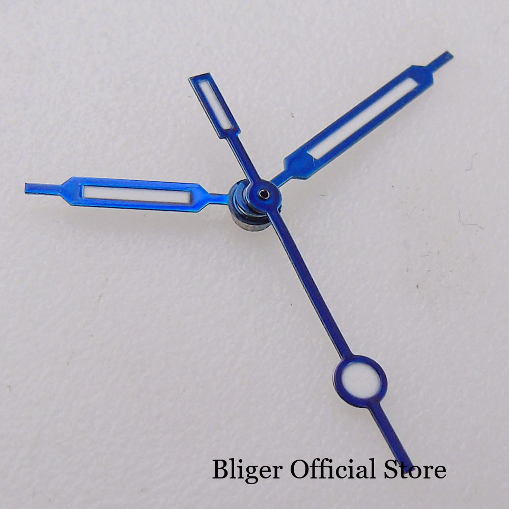 Black Silver Blue Watch Hand fit NH35A NH36A ETA 2824 PT5000 Diving Watch Part