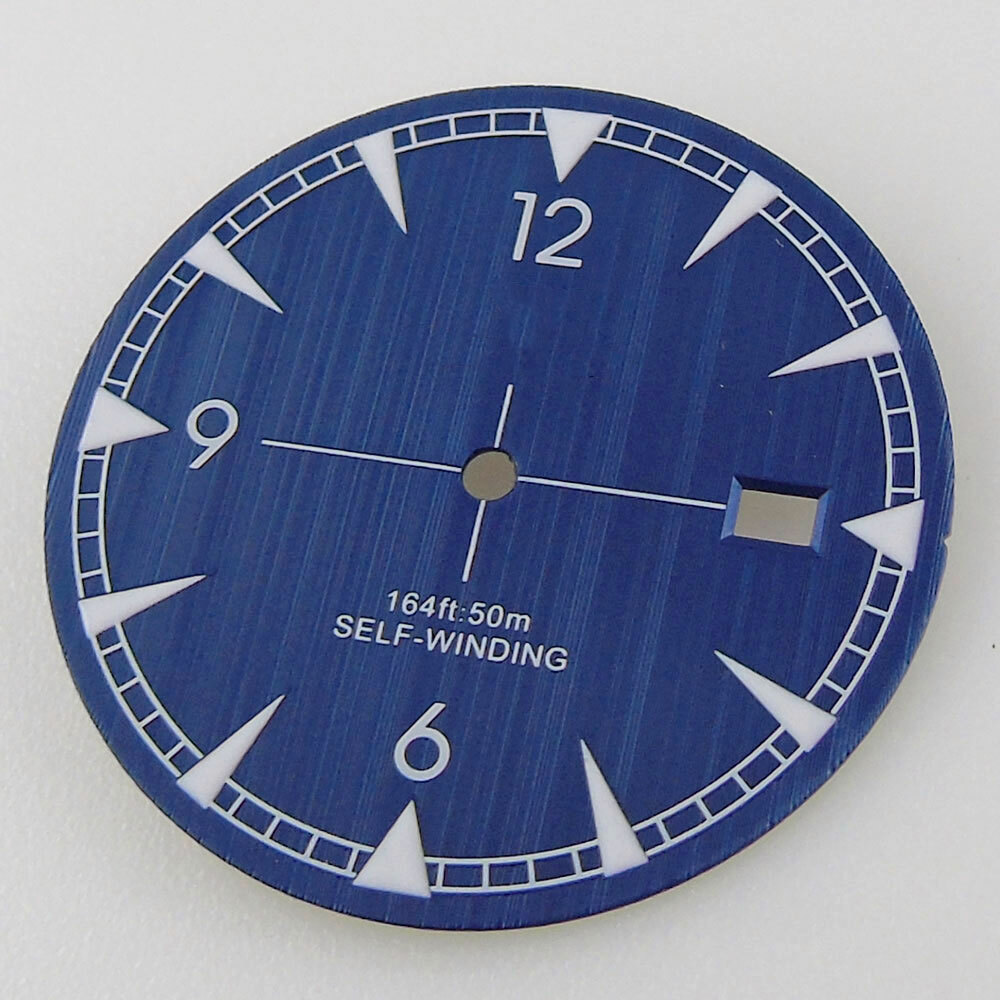 Tandorio Watch Dial + Hands Spare Parts 33.5mm Diameter Fit For NH35 NH35A Autom