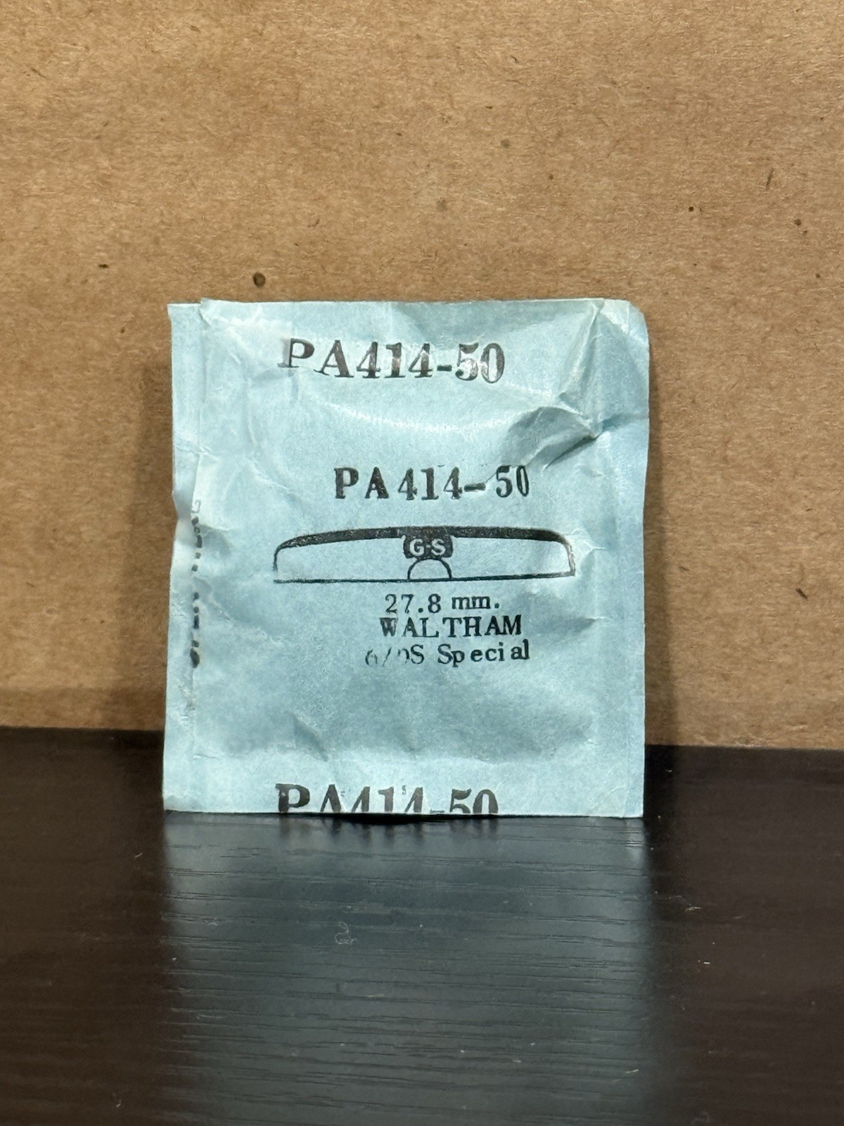 G&S Vintage Waltham Watch Replacement Crystal PA414-50 27.8MM New Old Stock NOS