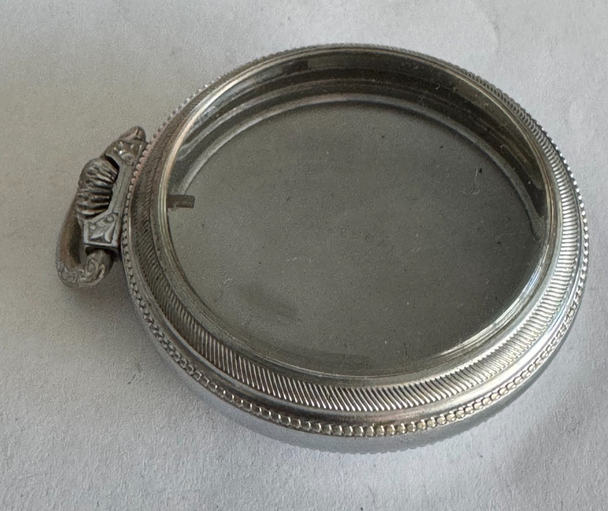 VINTAGE 18 SIZE DEFIANCE POCKET WATCH CASE PENDANT & LEVER SET