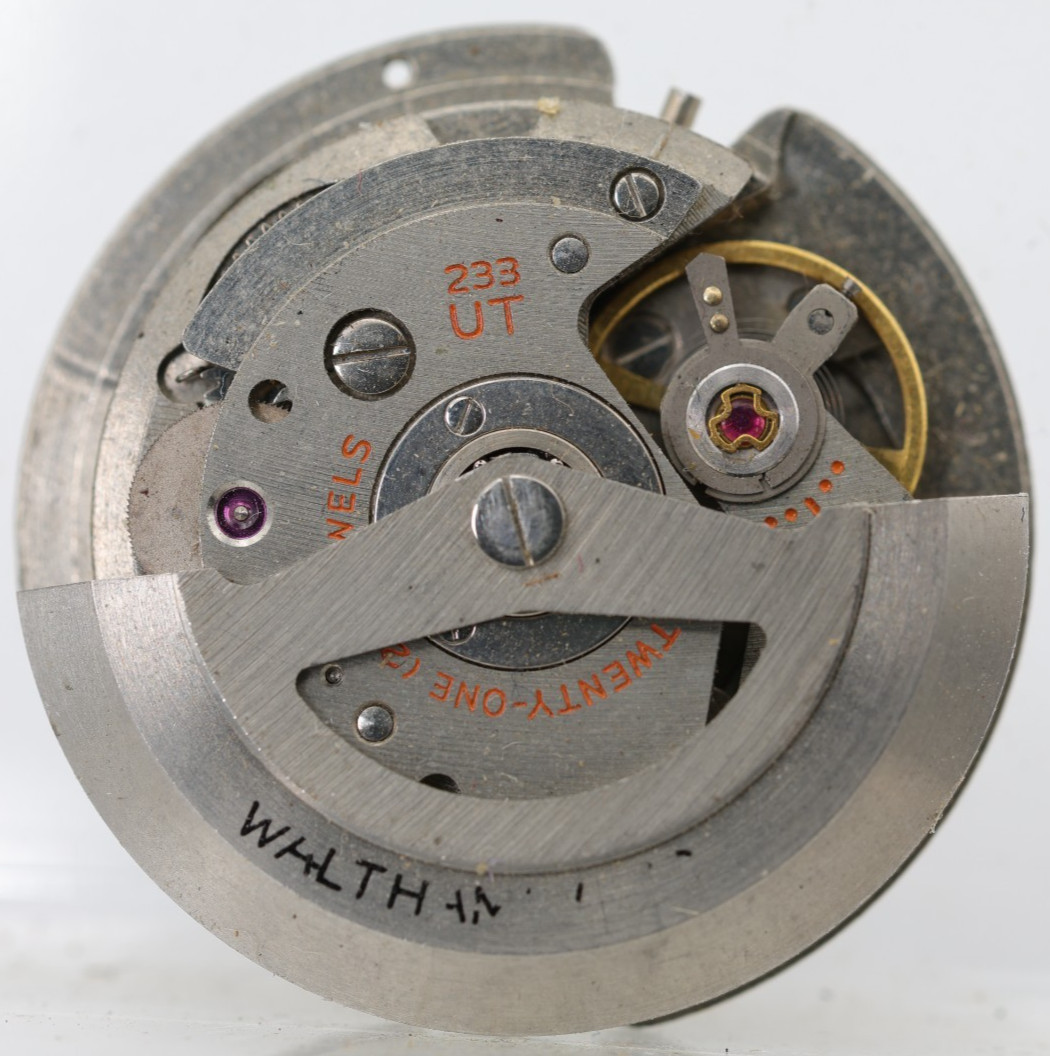 WALTHAM UNITAS UT cal. 223 AUTOMATIC 21j WRIST WATCH MOVEMENT, FOR REPAIR (NK)