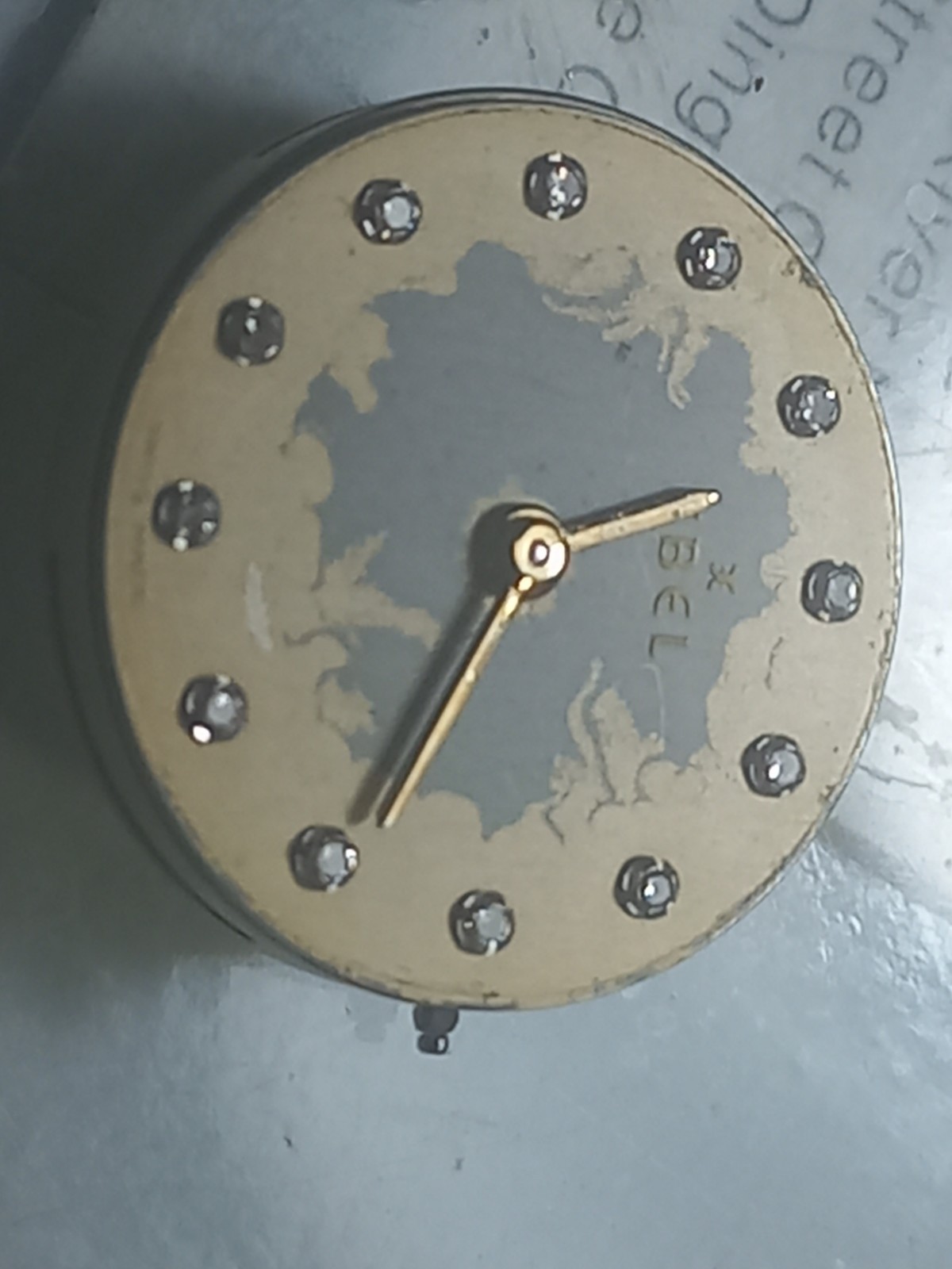 EBEL CARTIER Cal 057 Ladies quartz watch movement with diamonds dial and hands.