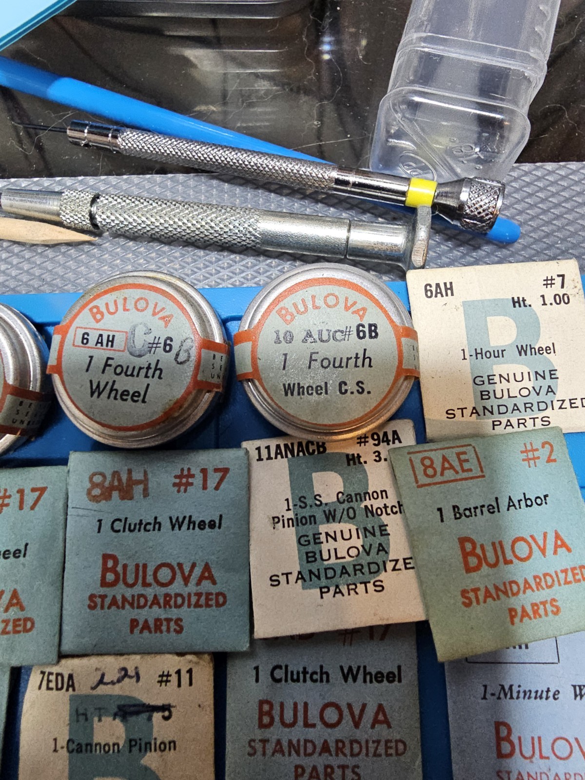 Bulova Movement Parts $11.00 Each. 10AE, 6AN, 11ANC, 6AH, 10BL, 6AL, See Photos