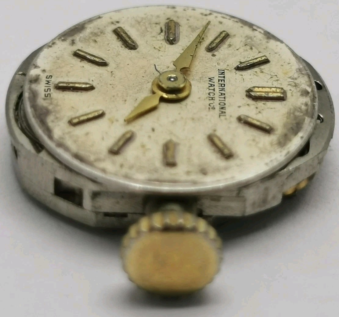 Vtg 1960s IWC International Watch Co Calibre C.431 Ladies Wrist Watch Movement
