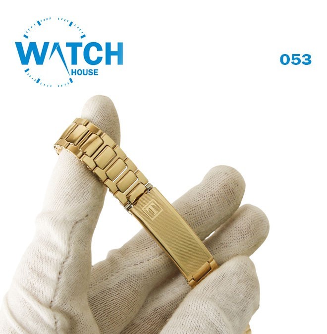 Swiss Tissot Metal Band bracelete stainless steel gold, BW: 13mm, LW: 5.06mm