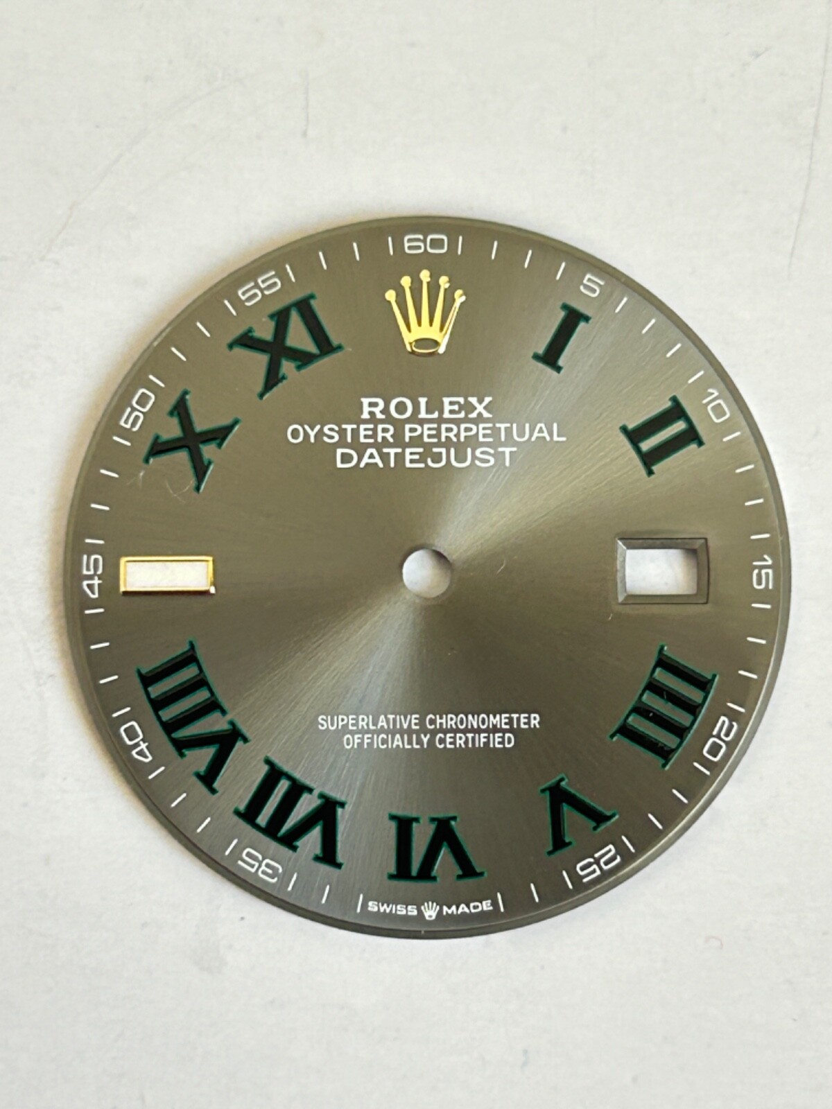 NEW Original Rolex Wimbledon 126231 Datejust 36mm Two-Tone Yellow Gold Dial
