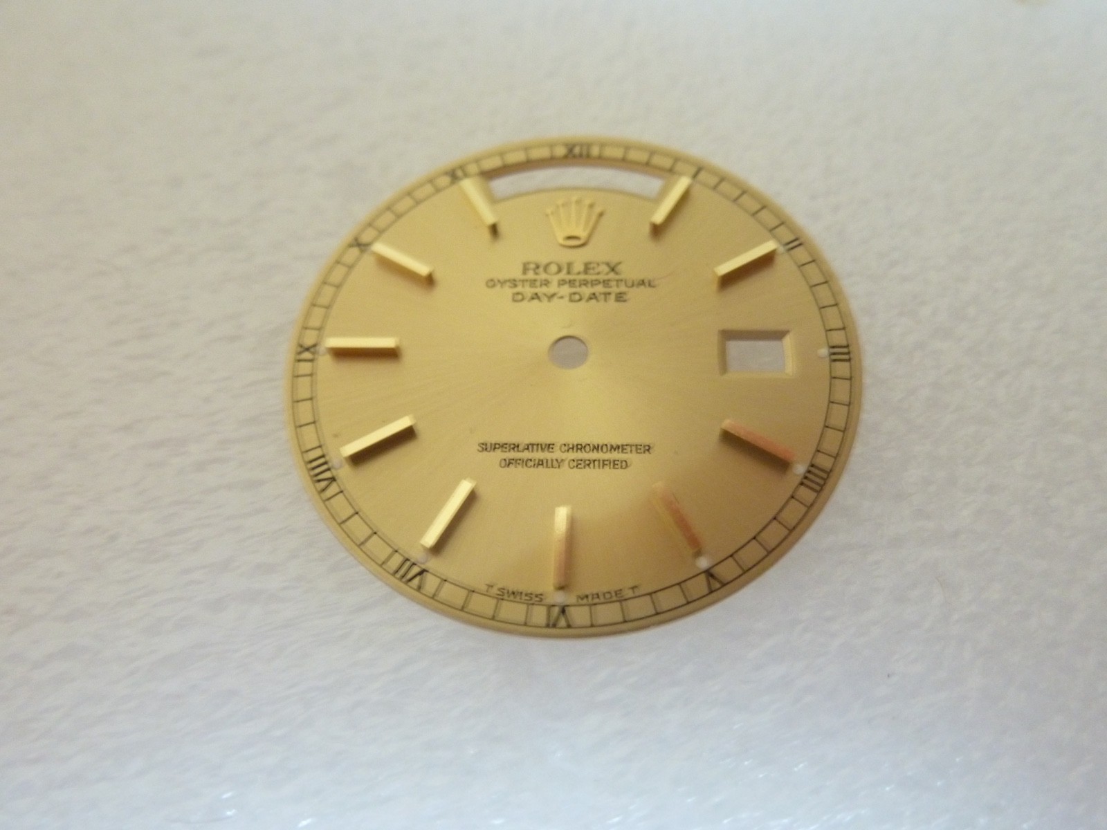 Rolex Day-Date 36mm Men’s President Champagne Stick Dial, Fits 18038 18238 .
