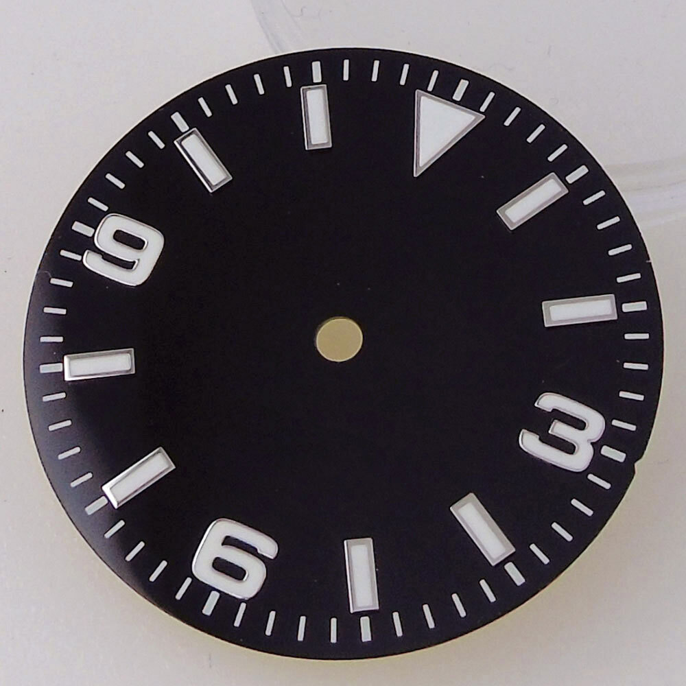 29mm Orange Blue Black Dial Fit Japan NH35A NH36A ETA 2824 2836 8215 mens watch