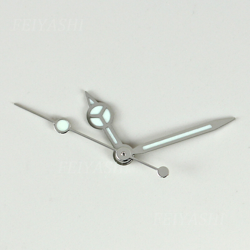For diver SUB GMT Replace Part silvery Watch hands For nh35 nh36 nh38 Movement