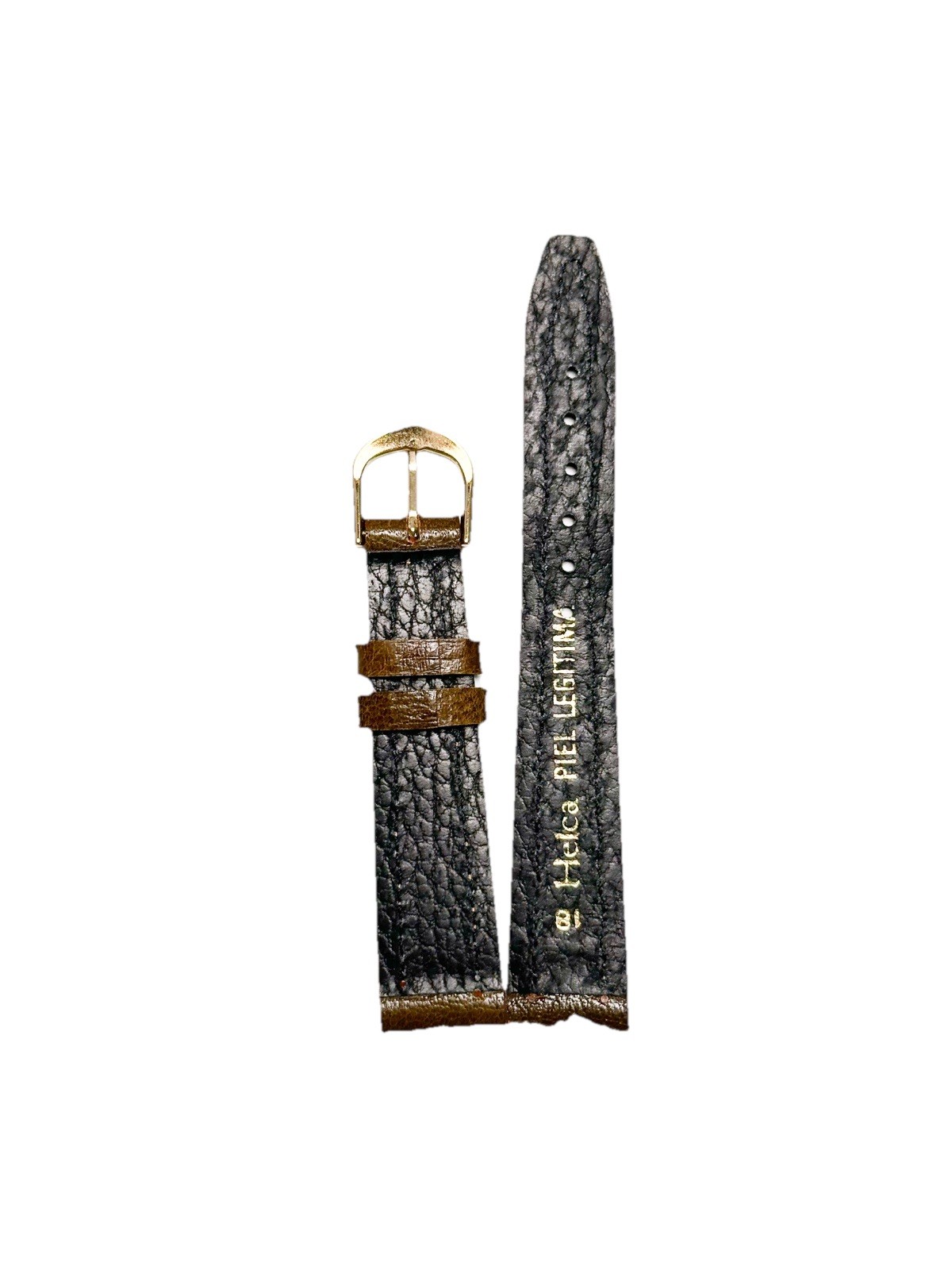 Genuine Leather Strap Brown 18 Mm Leather