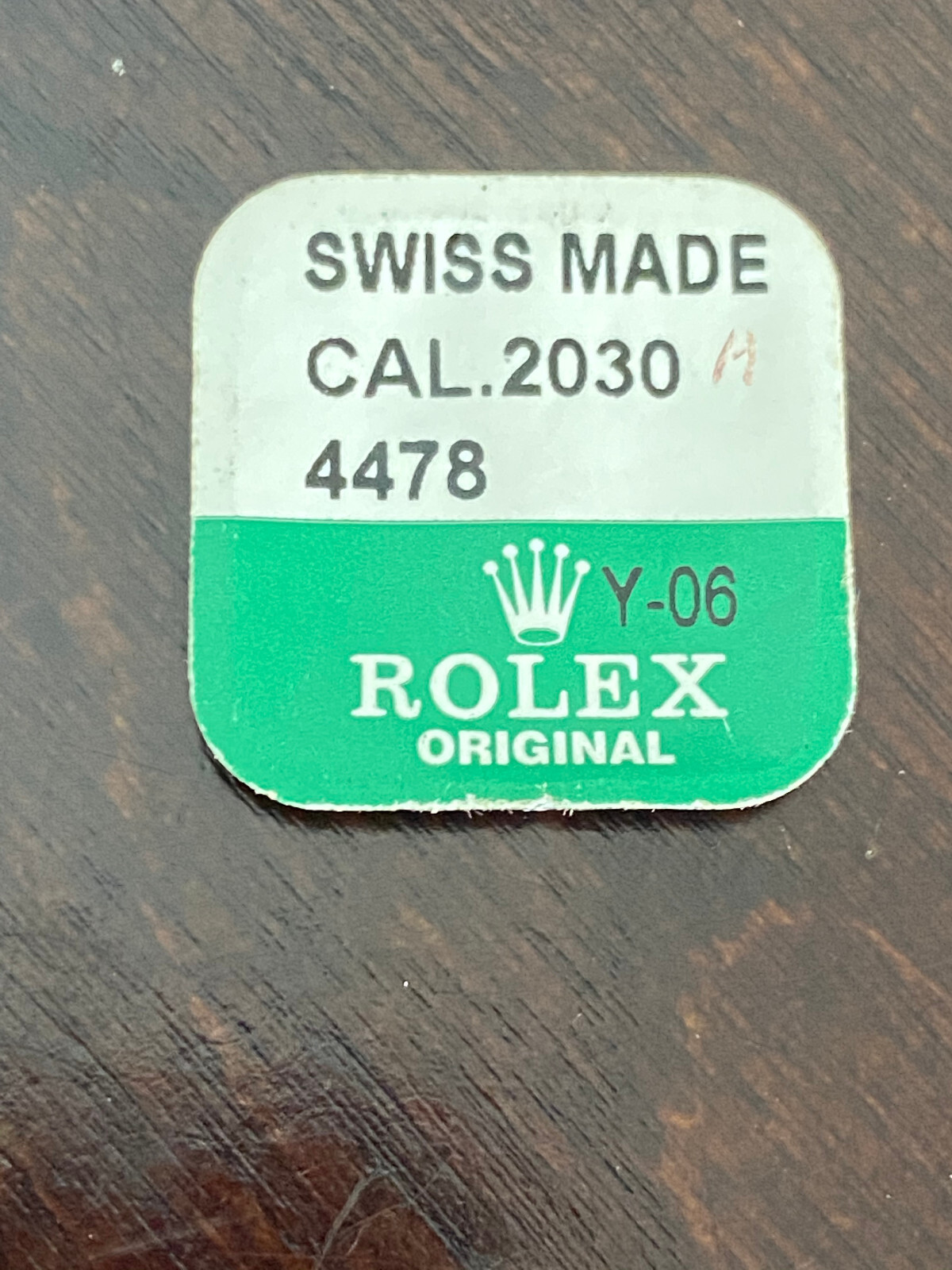 N.O.S ROLEX SPRING CLIP, CAL. 2030/2035, 4478 PART, NEVER OPENED