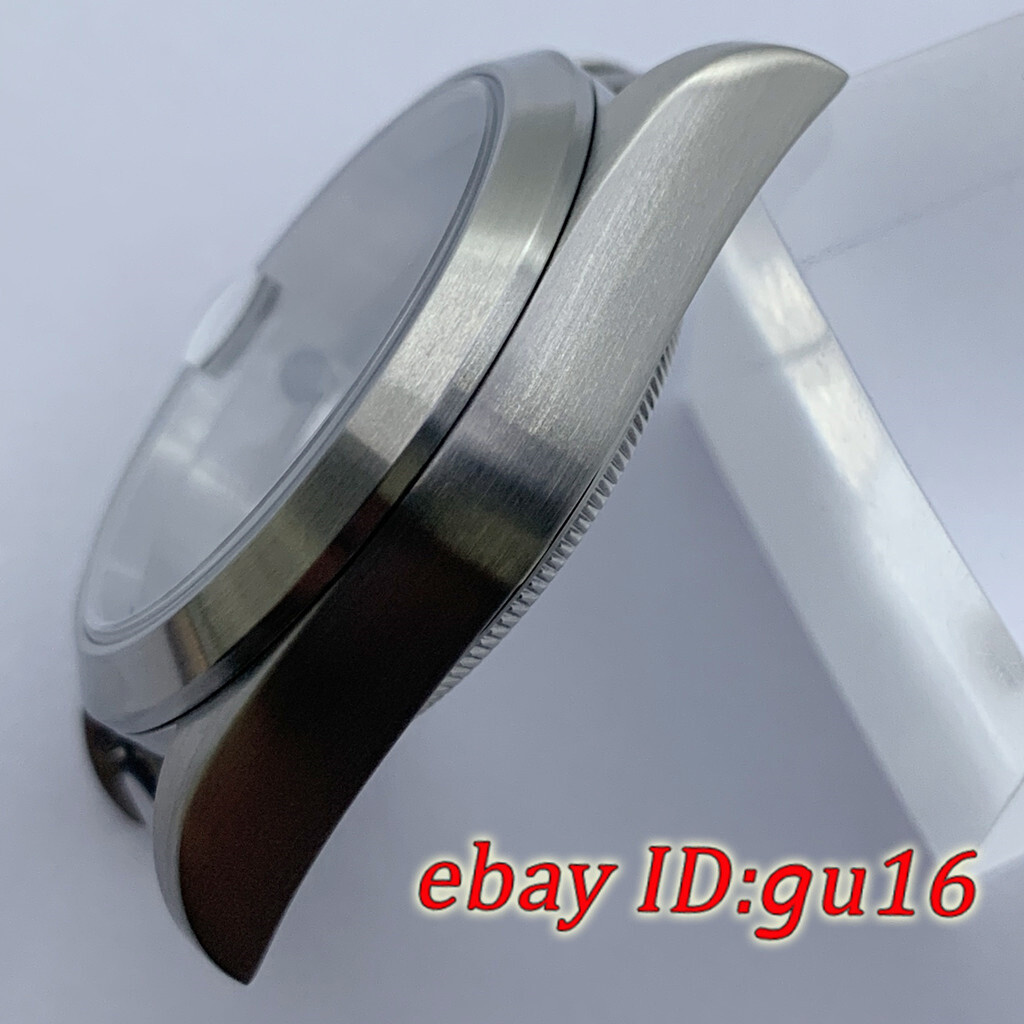 36mm/40mm Brushed sapphire watch case fit NH35 NH36 ETA2824/2836 Miyota8215 821A