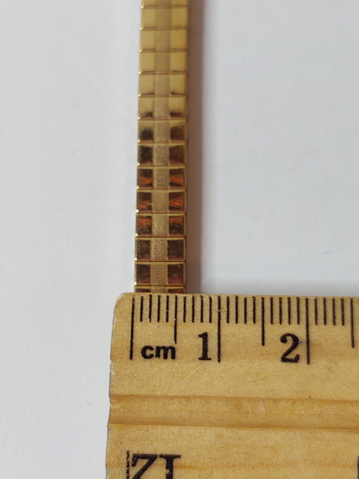 Speidel Twist On Watch Replacement Expansion Band 6 mm Lug Wide 86R Gold tone