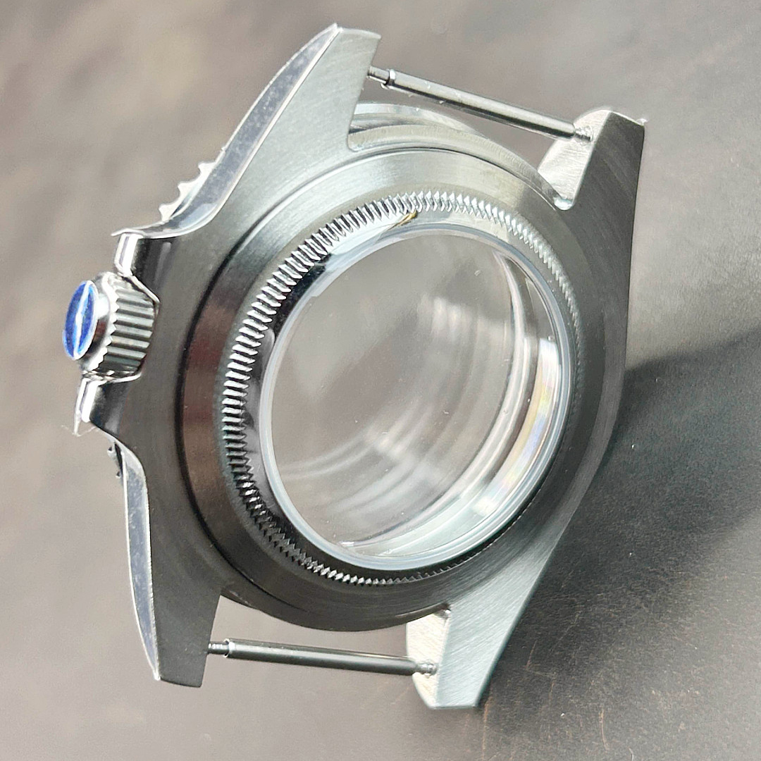 40MM Retro watch case Mod Cyclops Sapphire Glass For nh35 nh36 nh38 Movement USA