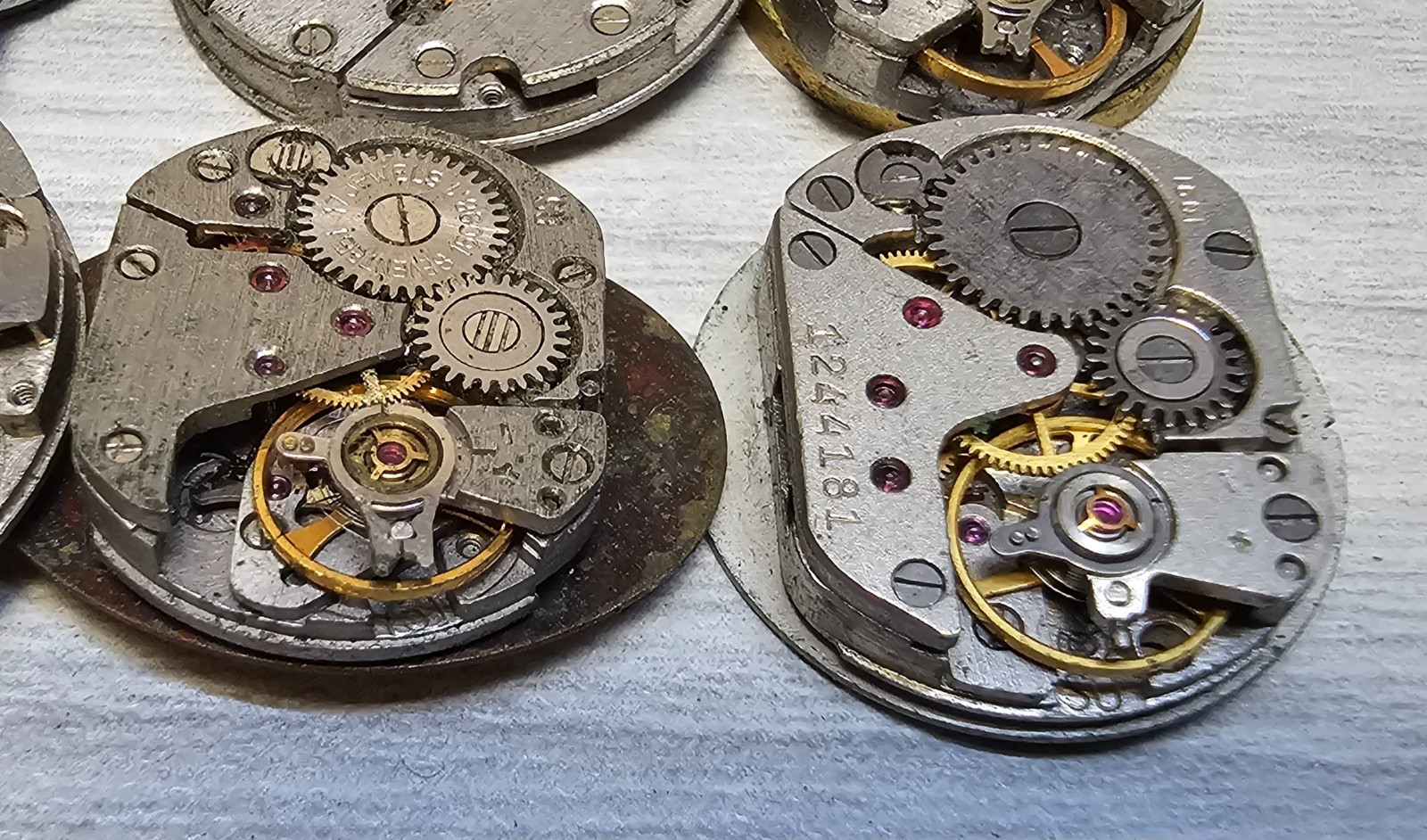 Soviet Vintage Movement Slava Zaria Chaika USSR Mechanisms Watch parts Steampunk