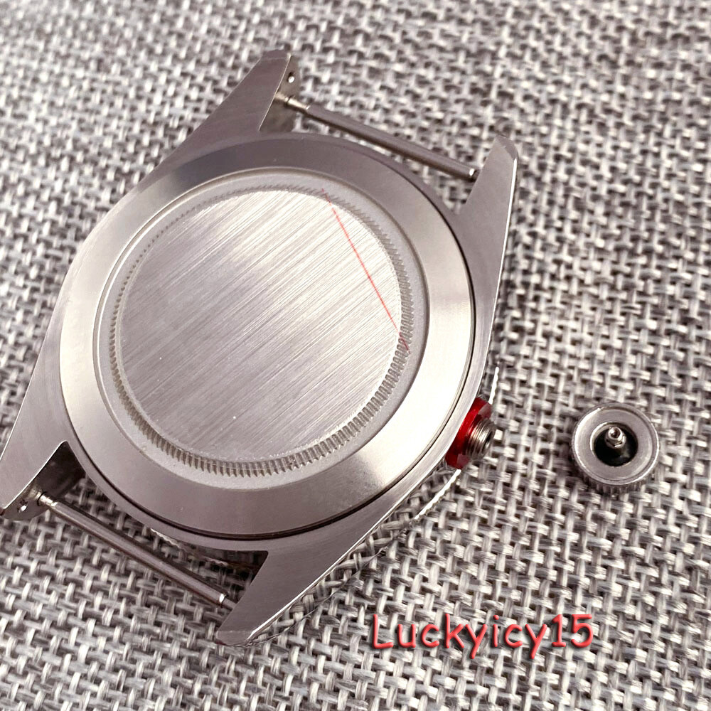 Corgeut 41mm Silver Case Sapphire Glass Fit NH35 NH36 ETA 2824 2836 Miyota 82
