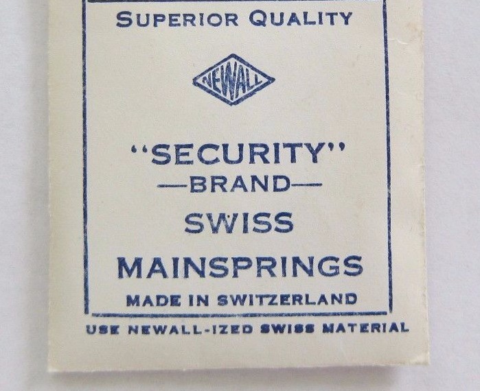 NOS SWISS MAINSPRING FOR BRACELET WATCHES PART VARIOUS SIZE MODELS