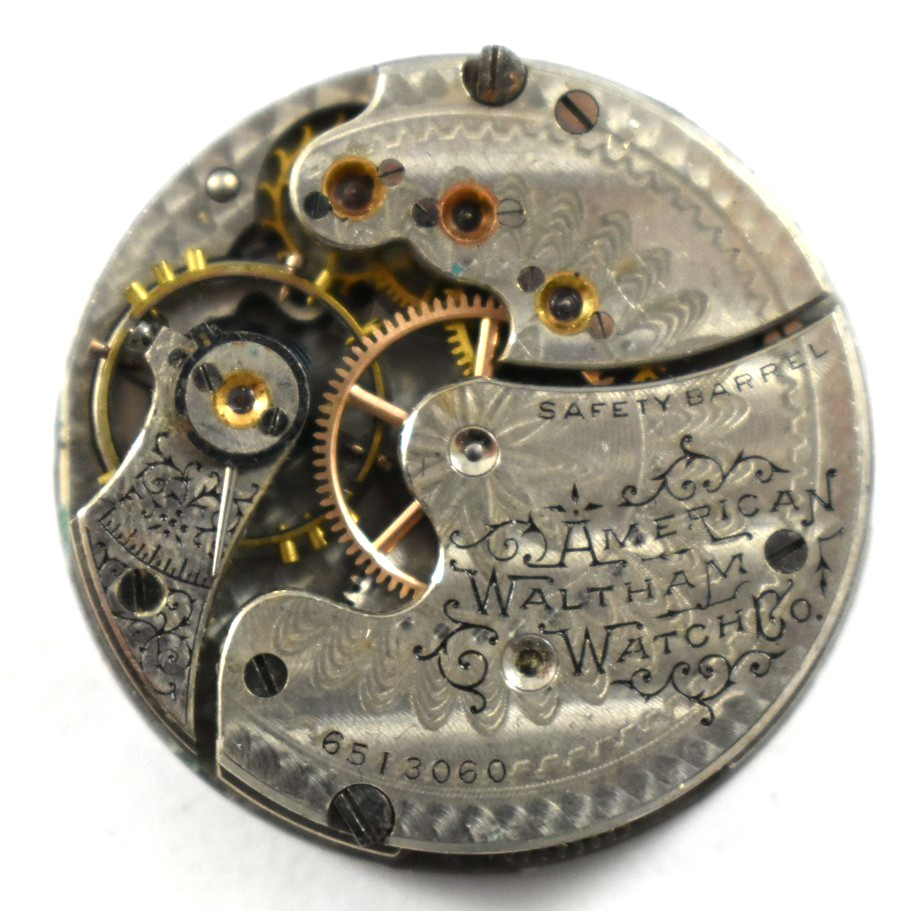 Vintage Waltham Grade 66 0s 11J Hunting Pocket Watch Movement lot.qq