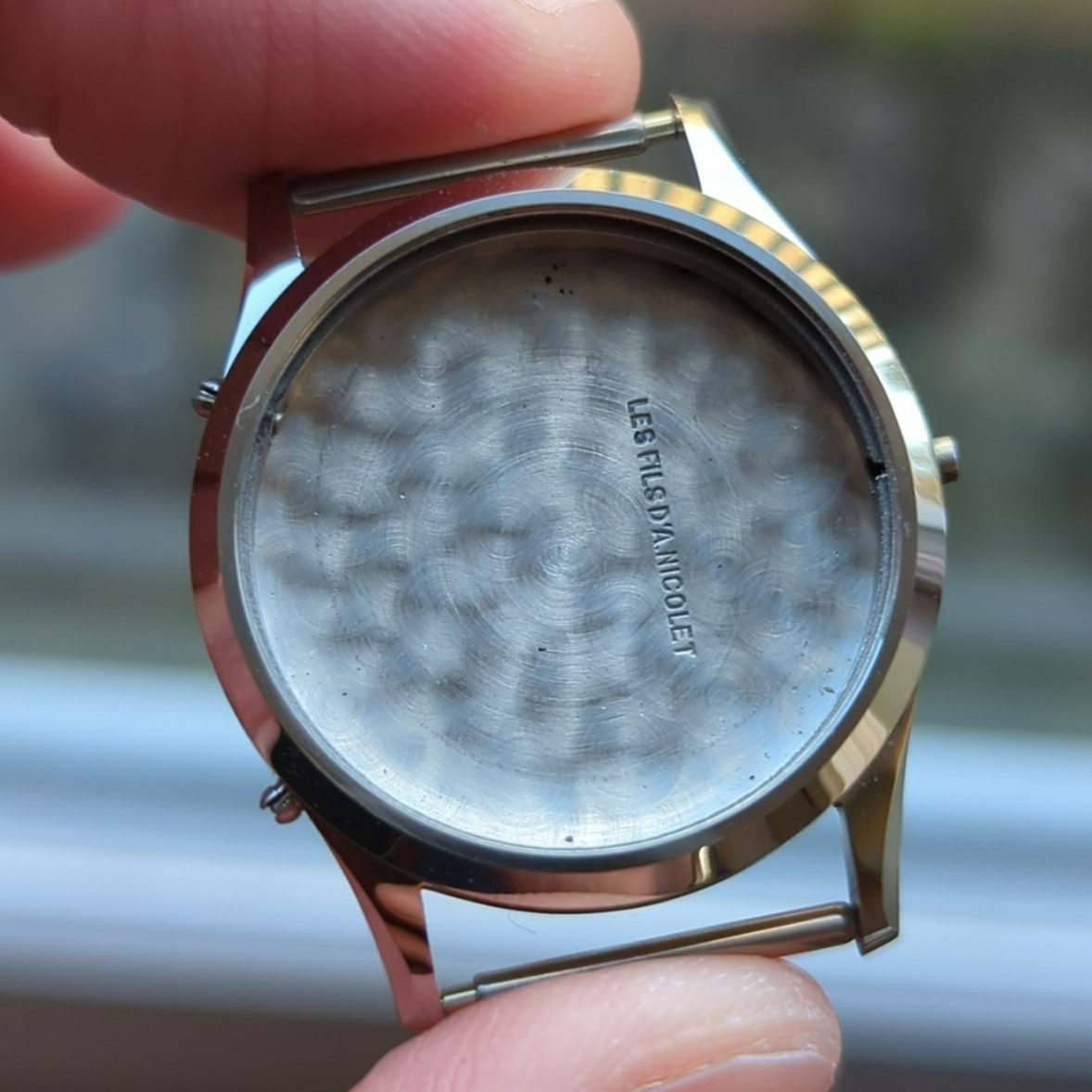 A. Nicolet Swiss Triple Calendar 1950s New Old Stock Watch Case 31.8mm (WS)