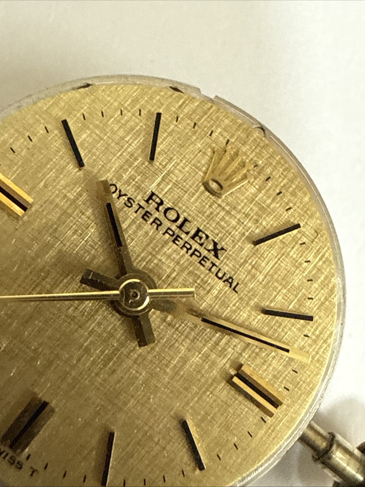GENUINE Rolex 1161 Complete Movement, Dial Hands & Crown Perfect Working Cond.
