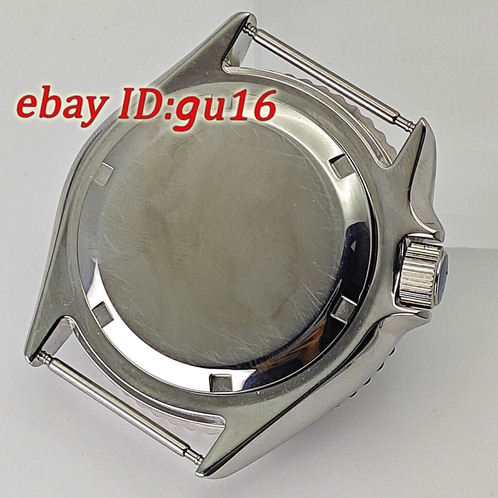 42mm NH35 NH36 silver Watch Case Sapphire Glass Ceramic Bezel Stainless Steel