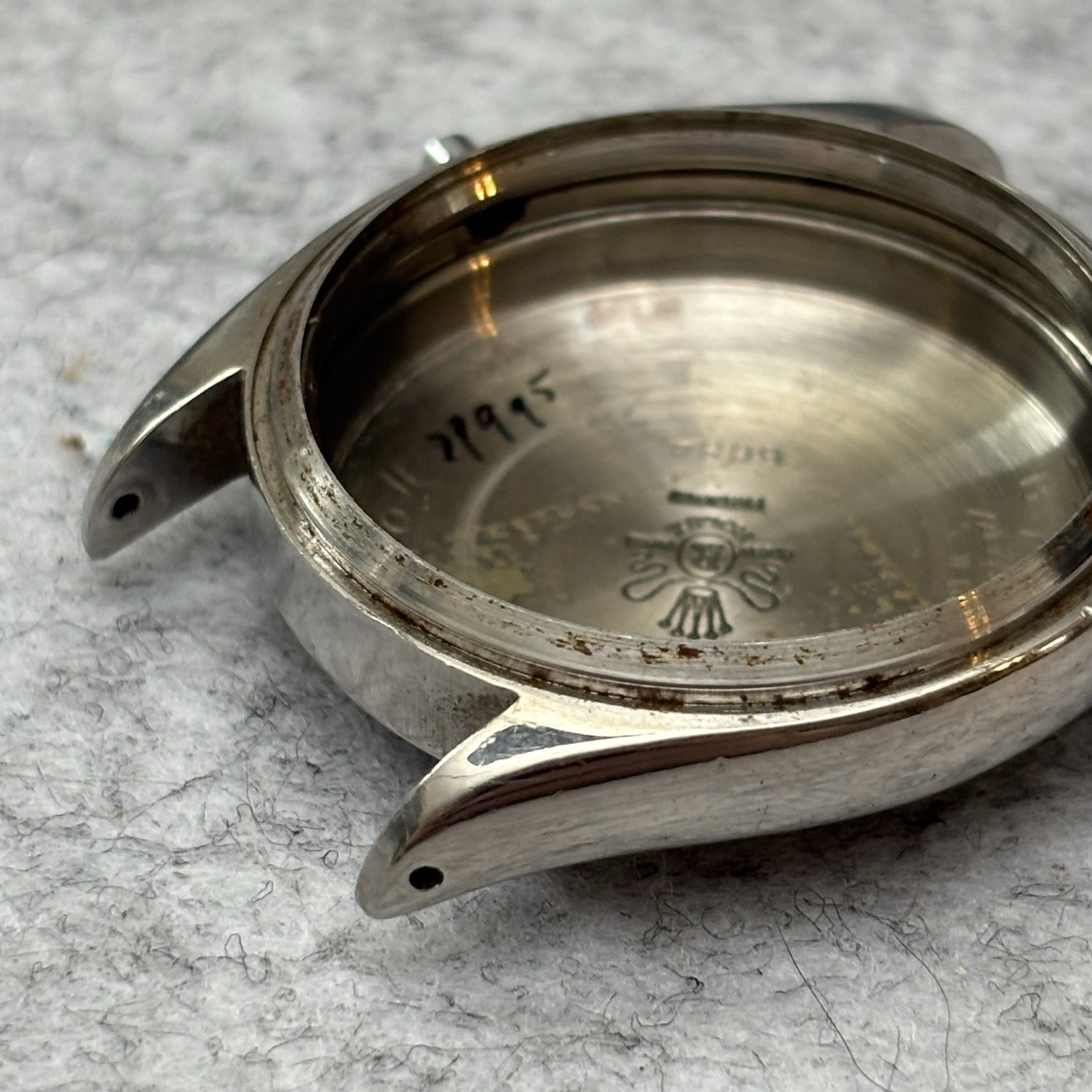 ROLEX STEEL OYSTER PERPETUAL 6084 BREVET BUBBLEBACK CASEBACK Part Used