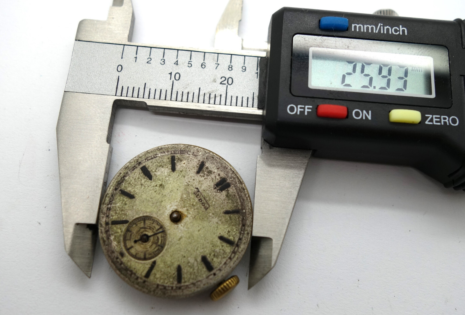Tudor made by Rolex early gents watch movement and dial