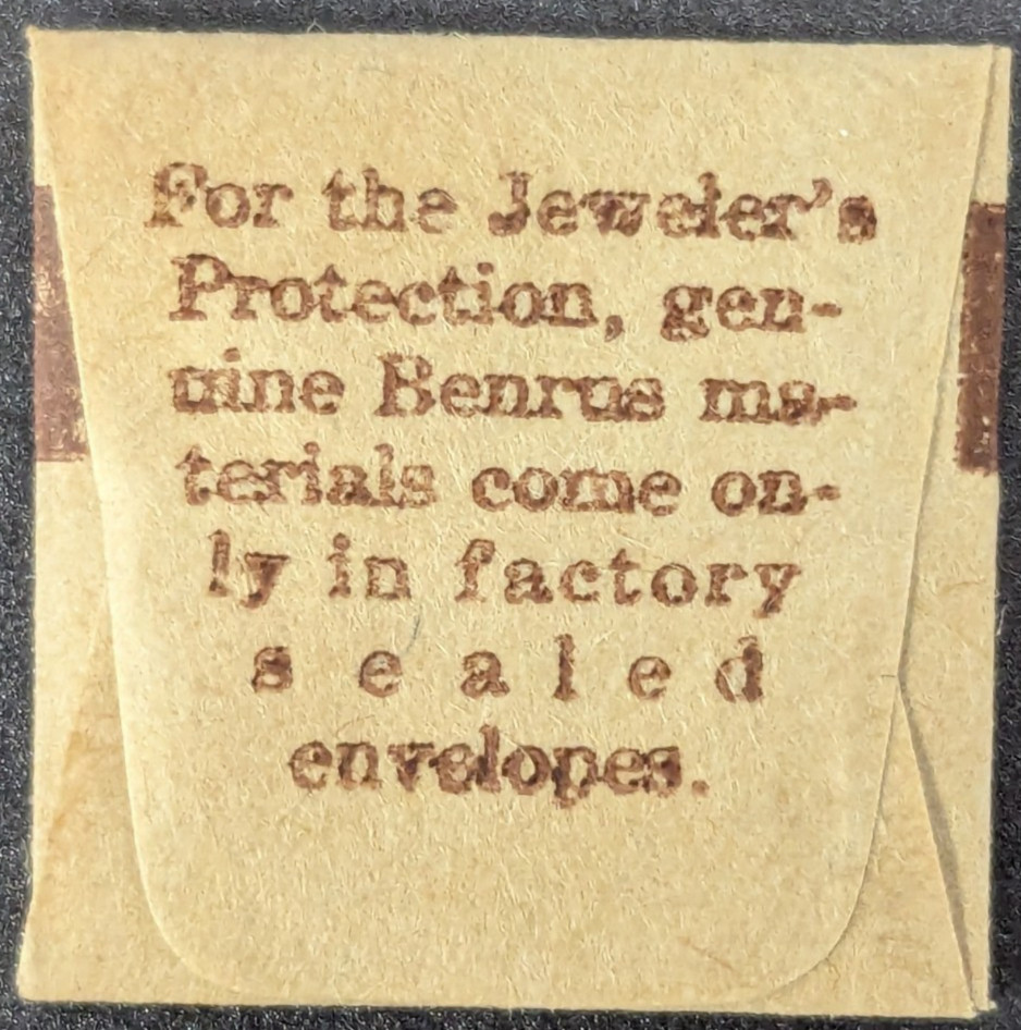 NOS NEW Benrus Cal. AX Part# 47 – Shockproof Top Cap Jewel