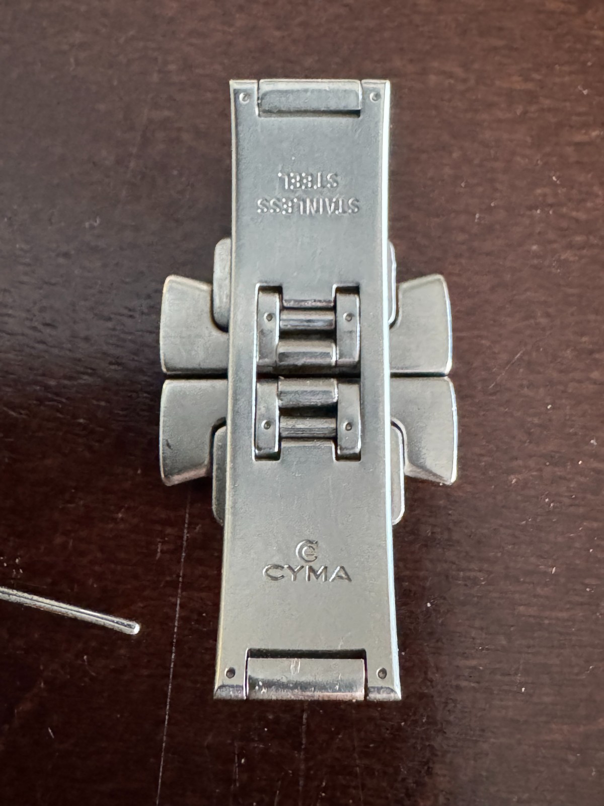 MEN’S CYMA OCEANA BAND STAINLESS STEEL BRACELET CLASP 2 TONE 21MM WORKS GREAT