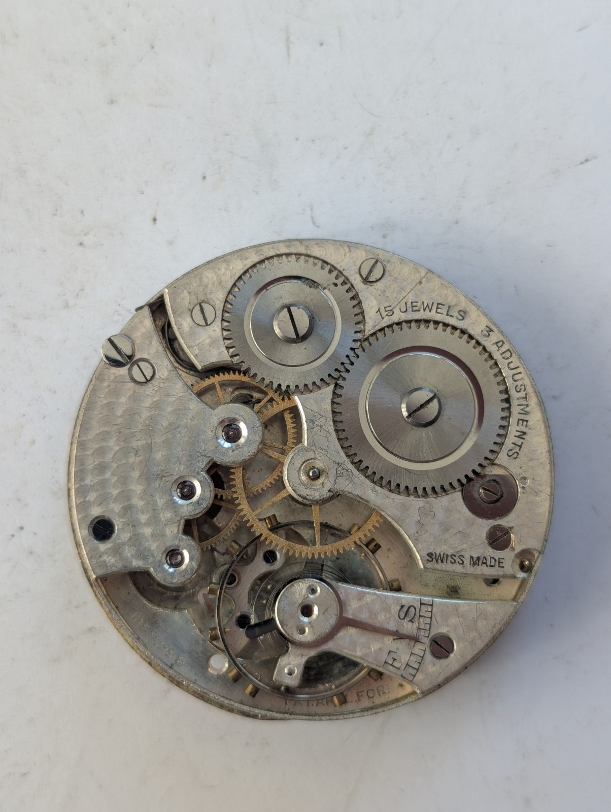 Vintage Cyma 998 Mechanical Pocket Watch Movement (Untested)