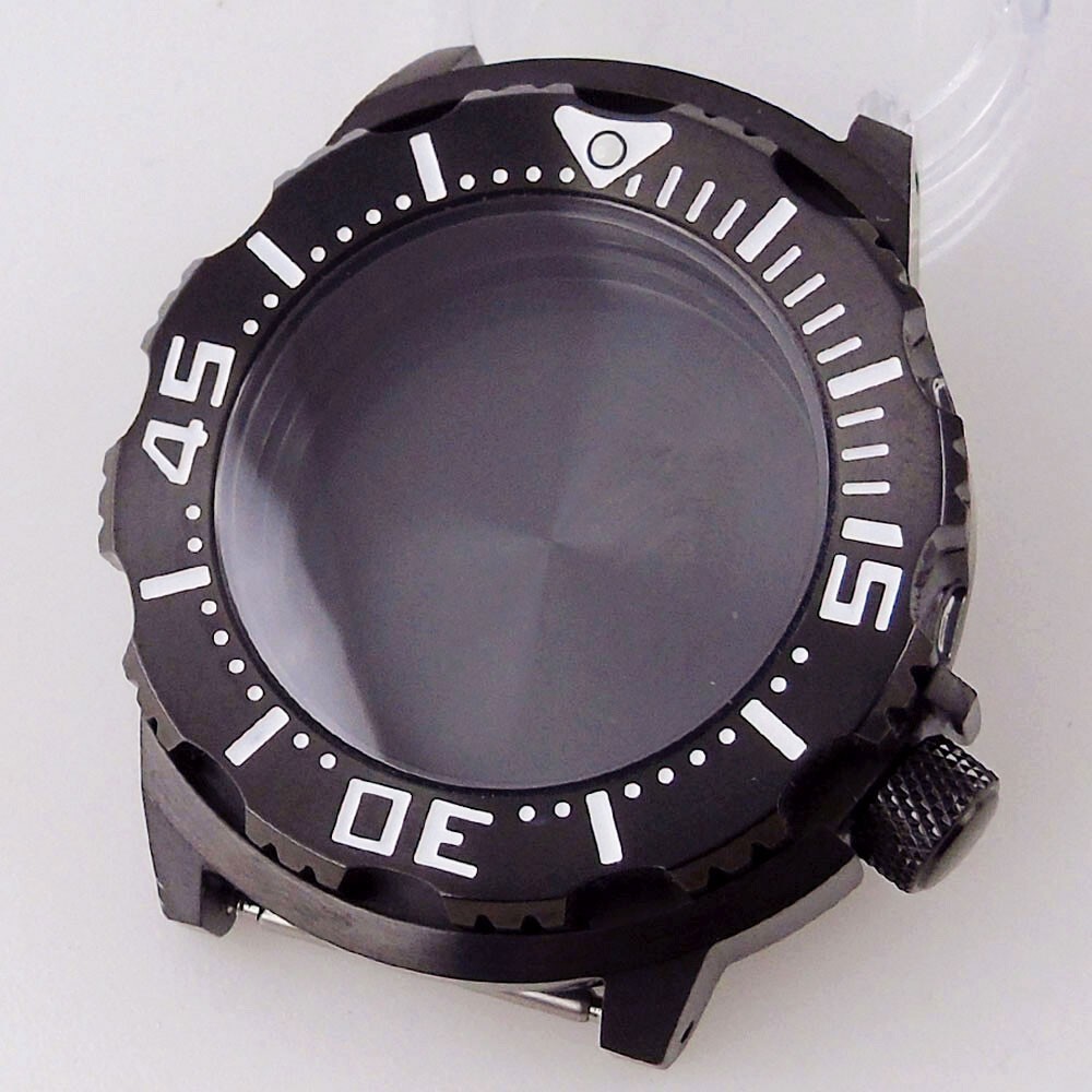 42mm Tandorio 200M Monster Watch Case Fit NH35A NH36A Sapphire Grass 3.8 o’clock