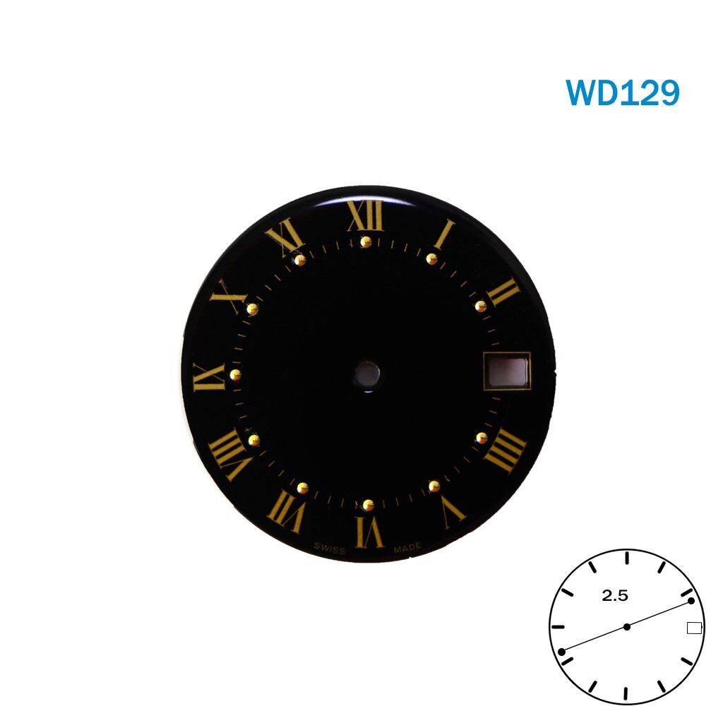 Original Swiss Watch Dial, Size 27.50MM Code#WD129#