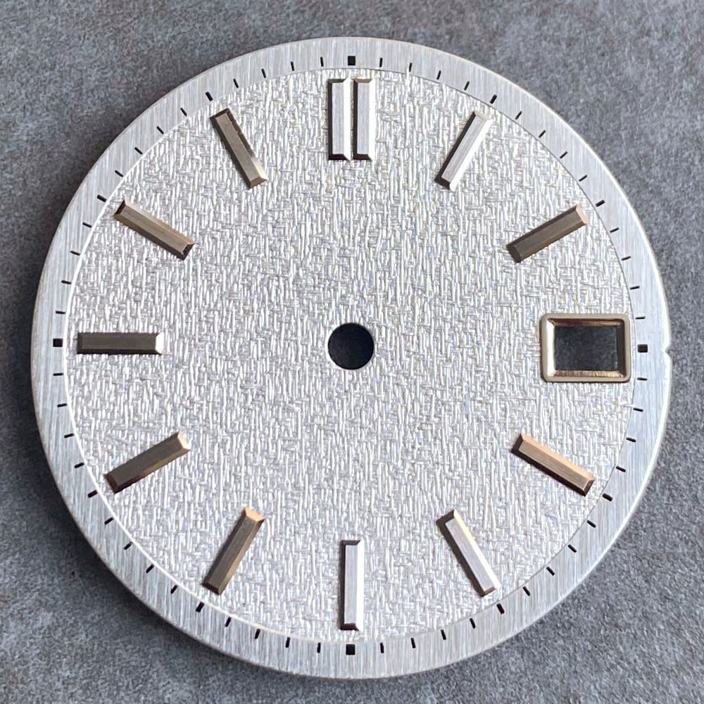 New 28.5mm Colorful Texture Watch Dial Face With Calendar Window NH35 NH36 Dial