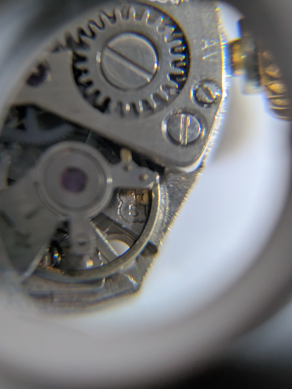 FHF ST 69-2 Manual Wind Watch Movement No Dial 17 Jewels Swiss Made Untested